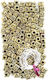 Golden Letter Beads Threading 124 Pieces