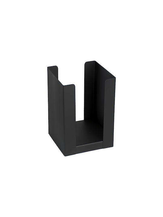 Ready Metallic Napkin Holder Black 24x24cm 24x24 12