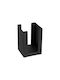 Ready Metallic Napkin Holder Black 24x24x18cm 24x24 12