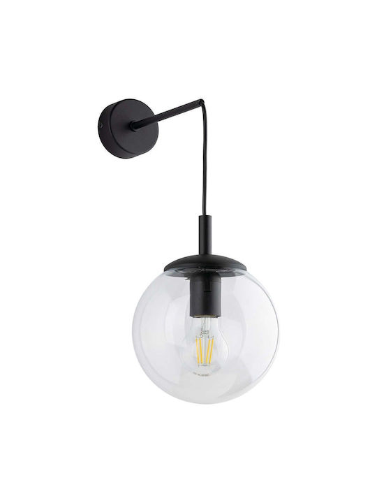 TK Lighting Lumină de Perete cu Soclu E27 Negru 18cm