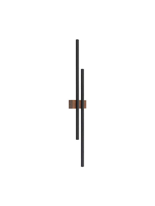 TK Lighting Modern Lumină de Perete Negru 13x13cm