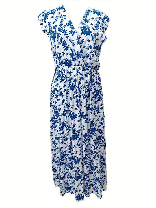 Sandra Fellini Midi Φόρεμα Μπλε
