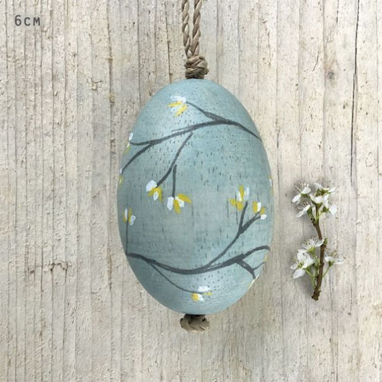 Synchronia Easter Egg Blue 4x6cm