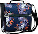 Back Me Up School Insulated Shoulder Lunch Bag 3.5lt Blue Dinosaurs 20 x 15 x 24cm