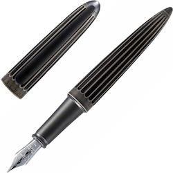 Diplomat Aero Fountain Pen Fine Bronze With Blue Ink Diplomat Aero Fountain Pen Fine Bronze With Blue Ink