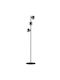 TK Lighting Estera Φωτιστικό Δαπέδου Υ151xΜ30εκ. με Ντουί για Λαμπτήρα G9 Γκρι