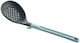 Sidirela Master Shallow Slotted Colander Spoon Made of Gray Silicone 35cm