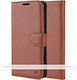 Techsuit Book Δερμάτινο Καφέ (Honor X7b, Honor X7b 5G, 90 Smart)