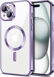 Techsuit Back Cover Silicone Purple (iPhone 15)