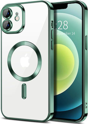 Techsuit Back Cover Silicone Green (iPhone 12)