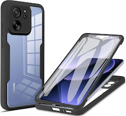 Techsuit 360 Full Cover Σετ με Τζαμάκι Μαύρο (Xiaomi 13T)