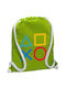 Koupakoupa Gaming Symbols Gym Backpack Green