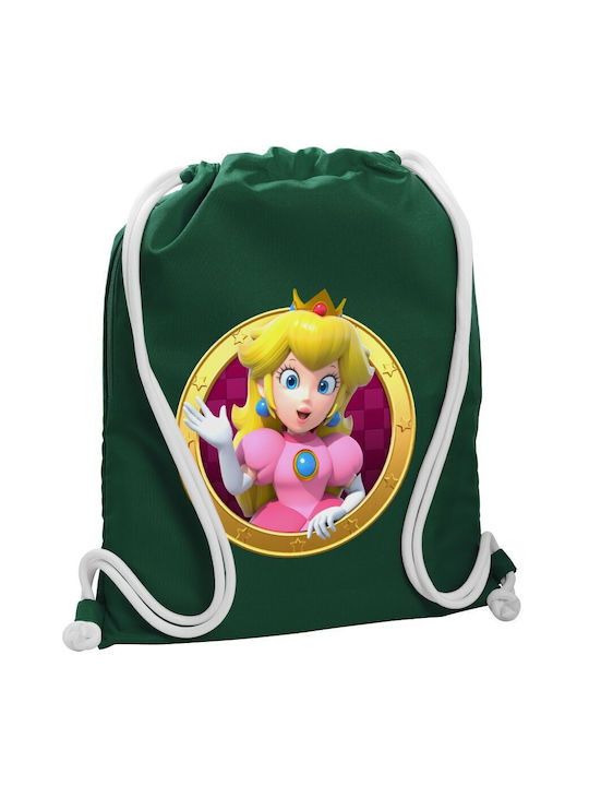 Koupakoupa Princess Peach Toadstool Geantă Înapoi Sala de sport Verde