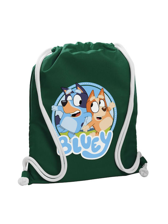 Koupakoupa Bluey Dog Geantă Înapoi Sala de sport Verde