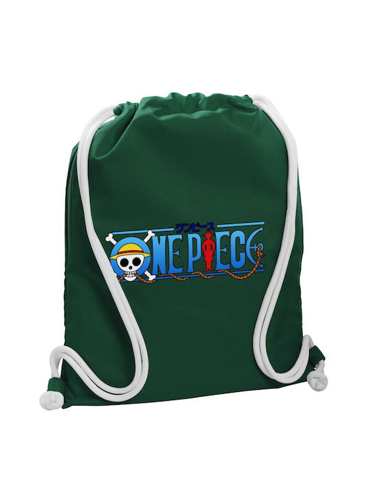 Koupakoupa Onepiece Logo Τσάντα Πλάτης Γυμναστηρίου Πράσινη