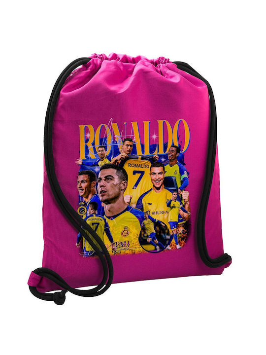 Koupakoupa Cristiano Ronaldo Al Nassr Geantă Înapoi Sala de sport Violet