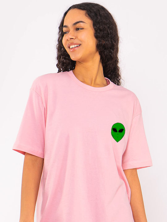 The Lady Γυναικείο T-shirt Ροζ