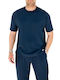 Henry Clothing Ανδρικό T-shirt Κοντομάνικο Μπλε