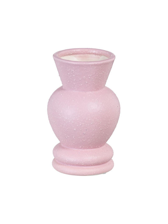 BigBuy Decorative Vase Pink 11x11x17cm