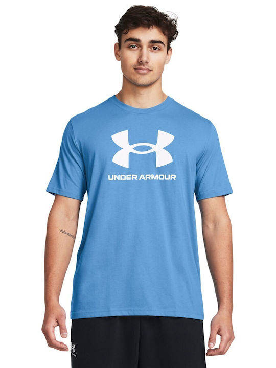 Under Armour Ua Sportstyle Logo Ανδρικό T-shirt Κοντομάνικο Γαλάζιο