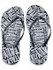 Women's Platform Flip Flops Black