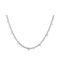 Halskette Weißer Zirkon Silber 925° P-70706