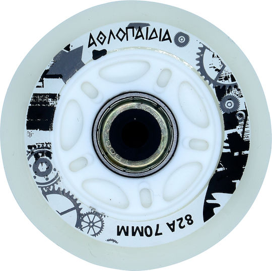 Αθλοπαιδιά 002.10305/WHL/M/72 Ροδάκια 72mm 4τμχ