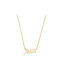 Gold Necklace Name Anna 14k Hkk009