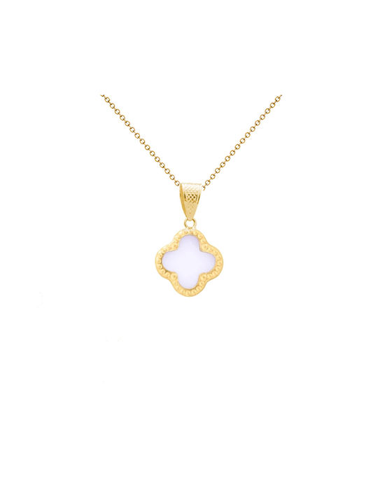 Margaritari Necklace from Gold 14K with Pearls