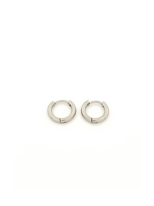 Earrings Hoops made of Steel