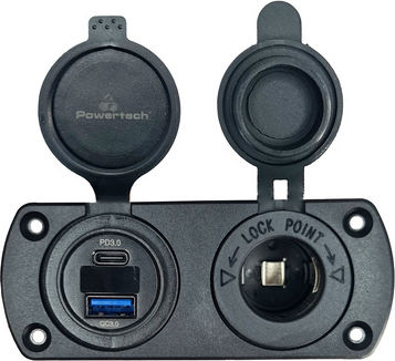 Boat Power Plug with Panels