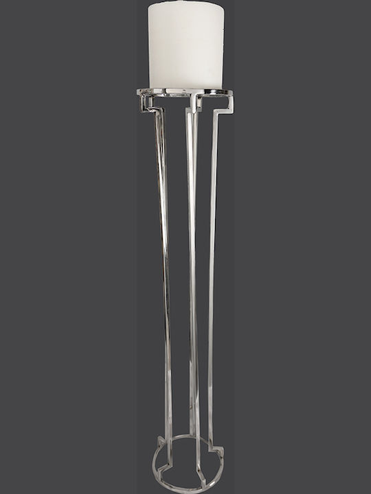 Metallic Silver Candle Holder Fa636690 La Vista Lvs-fa636690