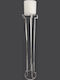 Metallic Silver Candle Holder Fa636690 La Vista Lvs-fa636690