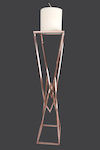 Metallic Pink Candle Holder Fa726690 La Vista Lvs-fa726690