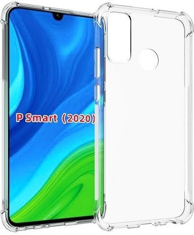 Antishock Back Cover Σιλικόνης / Tempered Glass Διάφανο (Huawei P Smart 2020)