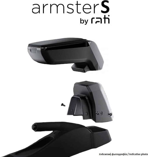 Rati Armster Car PU Armrest for Volkswagen Polo 18+ Black