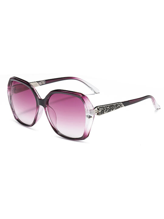 Techsuit Sunglasses Πολύχρωμα with Acetate Frame & Purple Lens