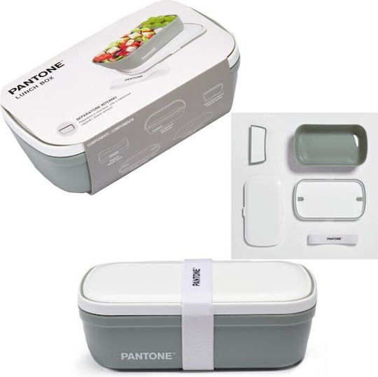 Pantone Δοχείο Φαγητού Γκρι 1.7lt