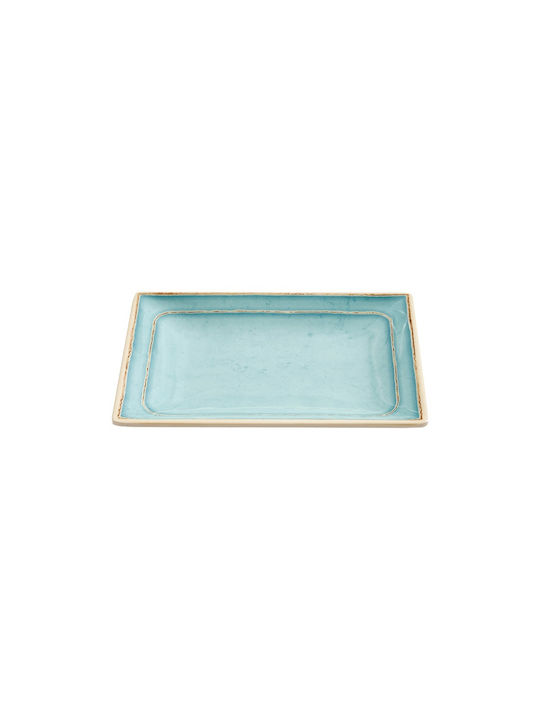 Ready Servierplatte Rechteckig Kunststoff Blau 30.4x21cm 6Stück