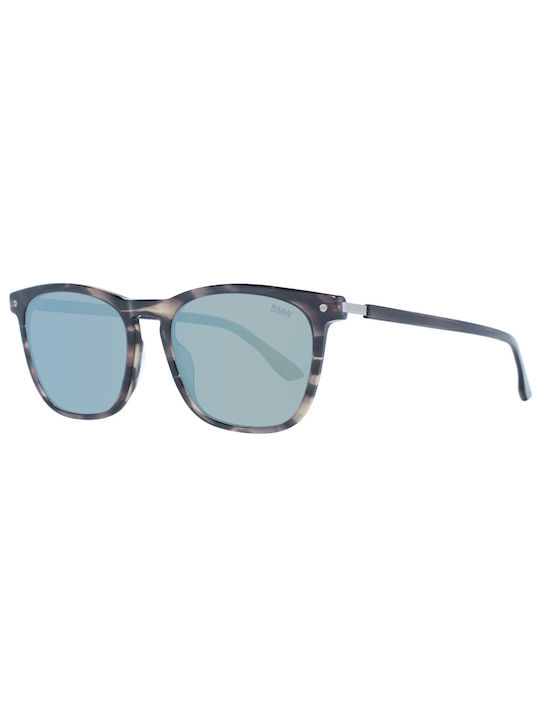 BMW Sonnenbrillen mit Mehrfarbig Schildkröte Rahmen und Gray Linse BW0024 20Q
