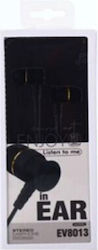 EV8013 In-ear Handsfree Ακουστικά με Βύσμα 3.5m...