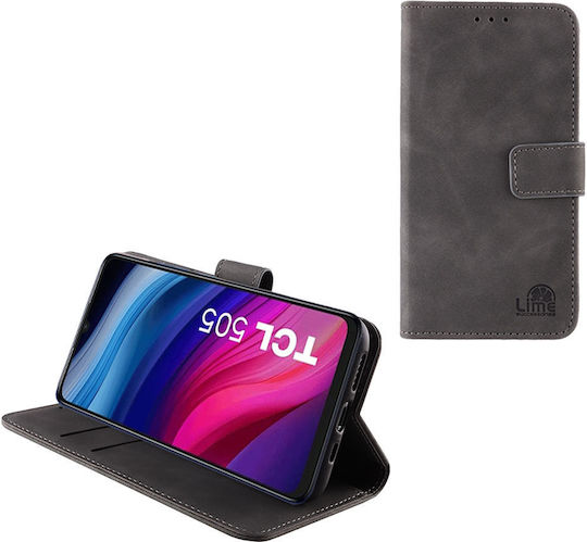 Lime Книга Изкуствена кожа / Силикон / Кожа Сив (TCL 505)