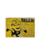 Excelsa Entrance Mat made of Coir with Anti-slip Backing Minions Yellow 40x60cm