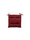 Hesperide Waterproof Garden Chair Cushion Korai Burgundy 40x40cm