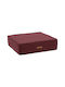 Hesperide Floor Pillow Korai Burgundy 45x45cm