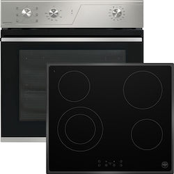 Glemgas Άνω Πάγκου με Κεραμικές Εστίες Inox GF R 62IX + P60 4V M1 LAG VNNM Glemgas Άνω Πάγκου με Κεραμικές Εστίες Inox GF R 62IX + P60 4V M1 LAG VNNM