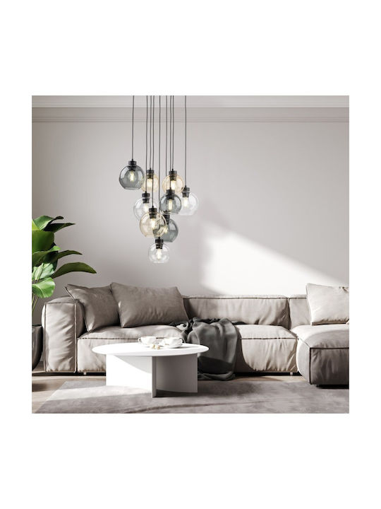 TK Lighting Cubus Κρεμαστό Φωτιστικό Γκρι 50εκ.