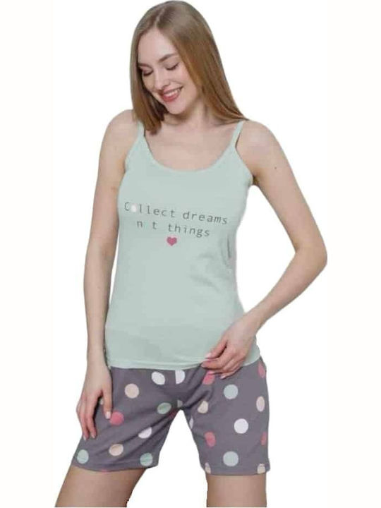 Mirano Homewear Summer Women's Pyjama Set Bay Leaf Mint