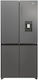Candy Ψυγείο Ντουλάπα 463lt Total NoFrost Υ181.5xΠ83.3xΒ65εκ. Inox CFQQ5T817EWPS