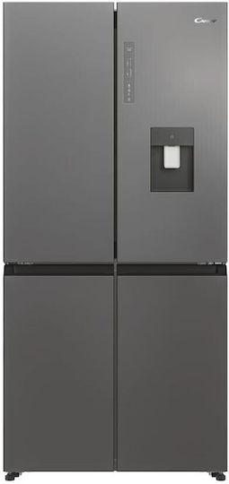Candy Ψυγείο Ντουλάπα 463lt Total NoFrost Υ181.5xΠ83.3xΒ65εκ. Inox CFQQ5T817EWPS